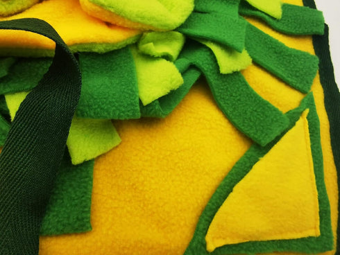 Dogs Snuffle Mat, Pet Feeding Mats, Puppy Sniffing Pad, Interactive Puzzle Toys for Multiple Breeds (Yellow)