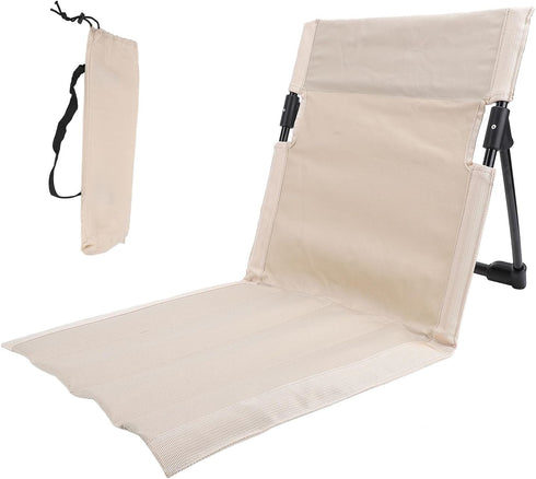 RiToEasysports Foldable Beach Lounge Chair, High Density Oxford Fabric, Portable Camping Chair for Outdoor Activities