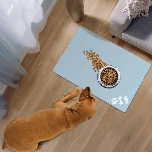 Absorbent Dog Food Mat, Quick Dry Dog Water Dispenser Mat, Easy Clean Pet Accessories Supplies