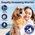 Pet Glove Wipes for Dogs - Coconut Scented Cleaning Gloves, Dual-Sided Grooming for Cats, 6 Count for Daily Care and