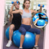 Jerify 3 Pcs Inflatable Yoga Ball for Pregnancy and Pilates with Pump and Plug for Fitness Stability Balance