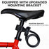 Premium Bike Lock with 2 Keys, 4 Feet Heavy Duty Bicycle Cable Lock for Strong Anti-Theft, Includes Mounting Bracket