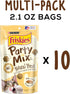 (Pack 10) 2.1 oz. Purina Friskies Natural Cat Treats, Party Mix Natural Yums With Real Chicken & Vitamins, Minerals