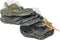 kathson Turtle Basking Platform with Suction Cup, Tortoise Climbing Rest Terrace for Reptile Habitat Rock Decor (L)