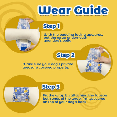Male,40 Pet Soft Dog Diapers Ct Disposable Male Dog Wraps, Super Absorbent Doggie Belly Band with Wetness Indicator