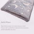 SEIS Reflective Pet Warm Mat Winter Dog Sleeping Pad Flannel Cat Bed Star moon design for Small Medium Large Dogs Cats (S)