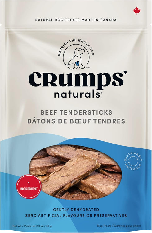 Crumps Naturals Baked Beef Tenderstick, 58g/2oz (Product Packaging May Vary)