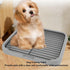 Fockety Dog Potty Tray, Mesh Training Toilet Potty Tray Removable Stable Structure Dog Training Toilet Potty Training
