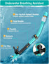 Snorkel Set for Adults, Anti-Fog Panoramic Swim Mask, Dry Top Snorkel Kit with Carry Bag for Scuba Diving Travel