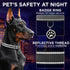 TECEUM Reflective Gray Pet Collar, S, Extra Soft Padding, Basic Nylon Dog Collar with Quick Release Buckle