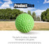12 Pack 9-Inch Baseballs Dimpled Baseballs, Pitching Machine Balls for Hand-Eye Coordination, Hitting and Fielding