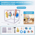 9 BABORUI Puppy Play Gym, Indoor Hanging Activity with Toys, Puppy Toys to Keep Them Busy, Adjustable Playground