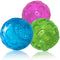 3'' Squeaky Dog Toy Balls - 3 PCS for Large Medium Breeds, Indestructible for Playing, Fetching & Retrieving