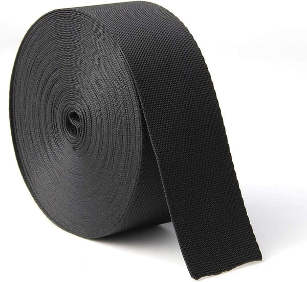 JIAKAI 1.5 Inch Wide 10 Yards Heavy Duty Nylon Webbing Strap, Polypropylene Straps for Bags, Hammocks, Outdoor