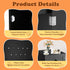 ZENY Hidden Cat Litter Box Furniture - Enclosed Cabinet With Vent Holes, Indoor Wooden Washroom, End Table, Nightstand
