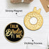 Talk Birdie to Me Black Gold Golf Ball Marker with Hat Clip, Funny Golf Accessories for Men, Women, Golf Gifts