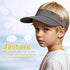 Jastore Kids Sun Visor Hat, Lightweight Cotton Girls Baseball Hat, Boys Adjustable Sports Tennis Golf Visor Cap