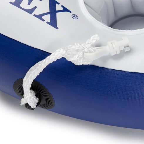 56822EP 5 2 INTEX Mega Chill Inflatable Cooler: Removable Ice Chest Built-in Cup Holders Durable Handles Easy-to-Use
