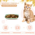 Whisker Fatigue Relief Cat Bowl, 6 Inch Shallow Dish for Cat Wet Feeding, Small Pet Plate for Kittens and Short Legged