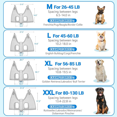 Hammock Trimming 2XL) Supet Dog Grooming for Large Dogs, Dog Hanging Harness for Nail Doorframe, Pet Holder Restraint