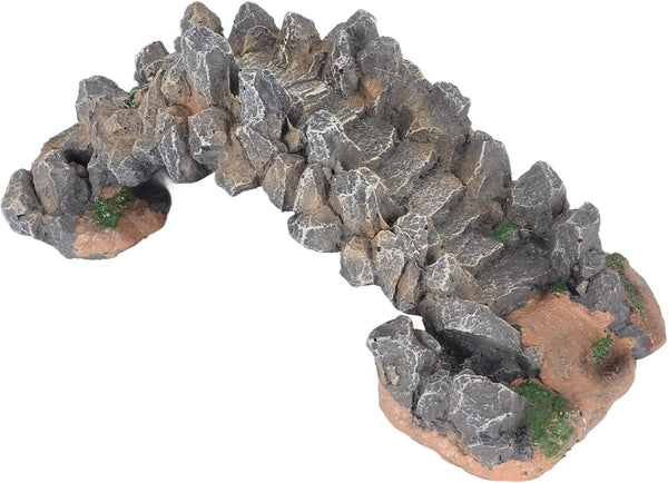 Tnfeeon Aquarium Resin Arch Bridge, Beautiful Decoration for Fish