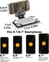Zhongren 4.7"-6.7" Tactical Plate Carrier MOLLE Vest Phone Holder Universal Cell Phone Chest Mount Pouch Adjustable