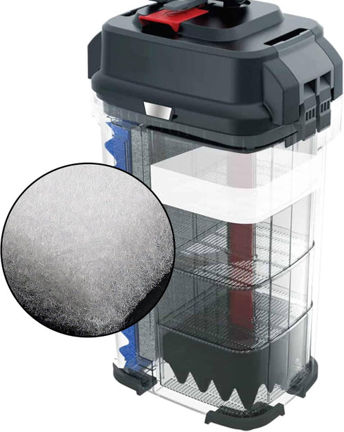 6 Pack Water Polishing Pads for Aquariums, Compatible with Quick-Clear Mechanical Filter Media