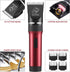 Low Noise Horses Clippers, Rechargeable Cordless Pet Grooming Kit with Storage Bag, 5 Speed Professional Clippers