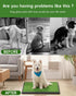 CyberPaws Tray,16" 20" Pad,3-Layer Artificial Grass Dog Potty with x Reusable Puppy Training Drainage Dog Grass Pee Pad
