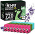 Pet N Pet 720 Counts Lavender Scented, Colorful Poop Bags for Dogs,