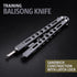 Grand Way Butterfly Trainer, Balisong Trainer for Practice, Black Dull Trick Butterfly Knives