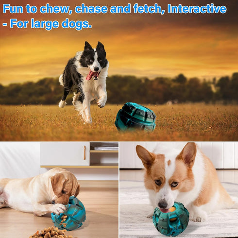 Frozen Yipetor Treat Dispensing Dog Toy - Large Chew Toy, Freezable Fillable Rubber, Reduces Anxiety, Easy to Clean