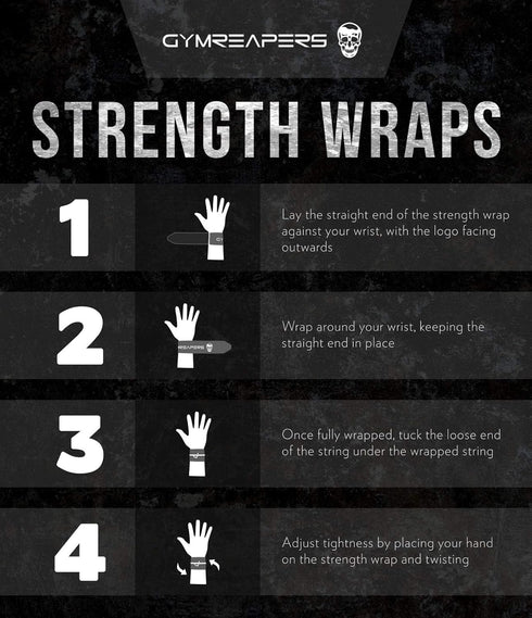Gymreapers Strength Wrist Wraps for Cross Training, Olympic Lifting, Strength Workouts, Strong Wrist Support for Men