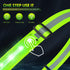 Simket LED Night Running Gear Reflective Sash, High Visibility USB Rechargeable Adjustable for Jogging