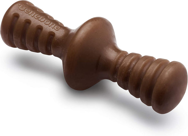 Benebone Zaggler Large Rolling Dog Chew Toy for Aggressive Chewers, Real Peanut, Made in USA