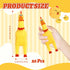 Zddaoole 20 Pcs Rubber Chicken,Screaming Chicken,Squeeze Chicken,Yellow Rubber Squawking Dog Toys,Prank Novelty Noise