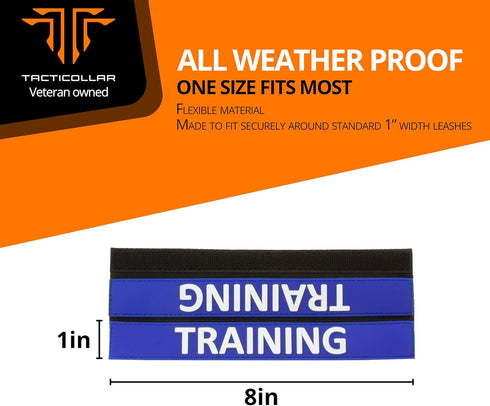 Dog Leash Sleeves, Double Sided, Highly Visible, Provide Advanced Warning to Prevent Accidents (Training)