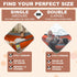 SZHLUX Double & Single Camping Hammock with 2 Tree Straps, Portable for Hiking, Backpacking, Outdoor, Beach, Orange/Grey