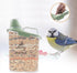 Bird Seed Storage Container, Portable 3 Qt Clear Pet Food Container with Measuring Cup, Airtight Dispenser, Green