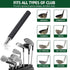 Pro Golf Club Cleaner Brush, Groove Sharpener Tool with Retainer Clip, 7.5 Inches, 4 Ounces Water