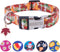 ADOGGYGO Fall Dog Collar, Adjustable Thanksgiving Collars with Soft Fall Leaves for Small Medium Large Dogs (Medium,