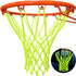 Glow Basketball Net, Luminous Nightlight Portable Outdoor Sun Powered Sport Nylon Basketball Net