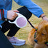 Lavender Purple Retractable Dog Leash 10 ft for Small Medium Dogs and Cats, One Button Control by LFCXHTY