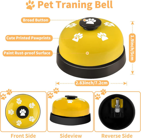 Lcckyeng 3 Pack Communication, 3 Pack) Dog Doorbells, Pet Training Bells for Outside Potty Training and Bell for Dog