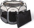 Love's Cabin Medium Dog Playpen, Portable Indoor/Outdoor Tent Crate, Foldable Pop Up Kennel with Removable Zipper Top,