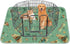 IEUUMLER Washable Pee Pads for Dogs, 1 Pack Insect Pattern Reusable Waterproof
