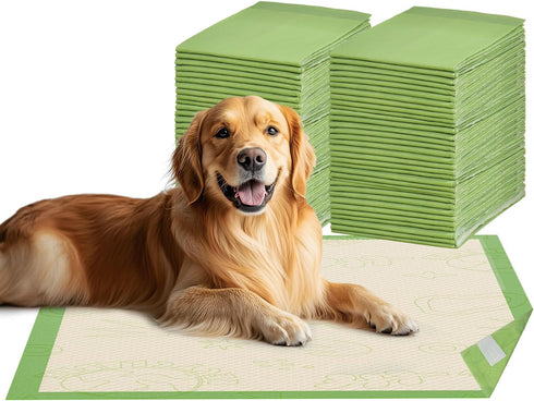 Dog Pee Pads 50Counts, 24"X36" Disposable Pee Pads for Dogs with 4