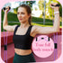 Poen 14 Pcs Pilates Ring and Ball Set for Women - Circle Ball with Stretching Strap, 8 Resistance Bands, Non-Slip Socks.