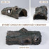 Large Hollow Log Resin Wood Decorations, Reptile Hide Tree Trunk for Lizard, Snake, Gecko, Axolotl, Spider, Turtles