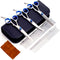 MEDUWEDU 7 in 1 Dog Grooming Scissors Set with Safety Round Head,